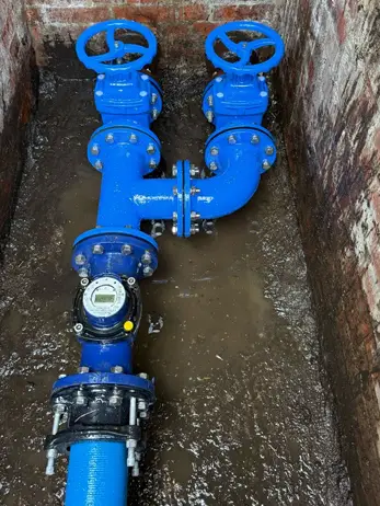 New pump installed in London Industrial Estate with Jet and Drain engineers