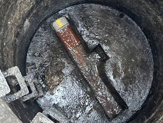 Completed relined section showing a fully restored and structurally sound pipe.