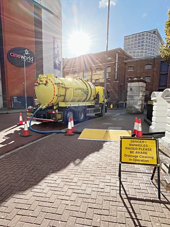 24-7 sewage pump station cleaning Central London